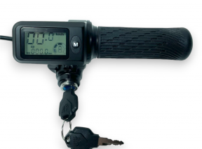 Ручка газа мото LCD 36-72в c ключом