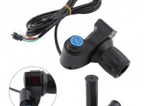 Ручка газа с вольтметром и ключом