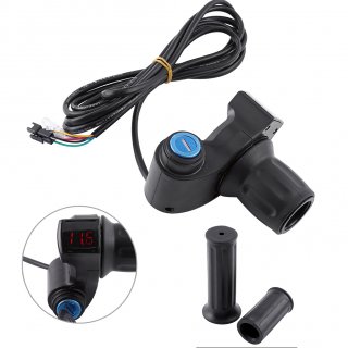 Ручка газа с вольтметром и ключом