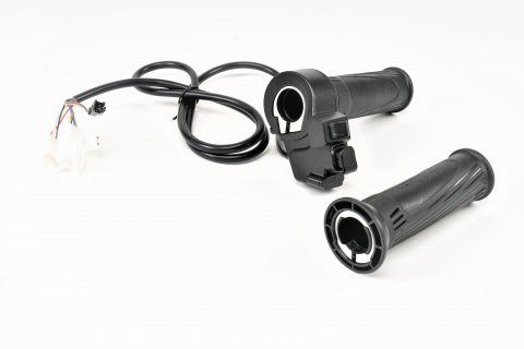 Ручка газа мото с кнопками и USB